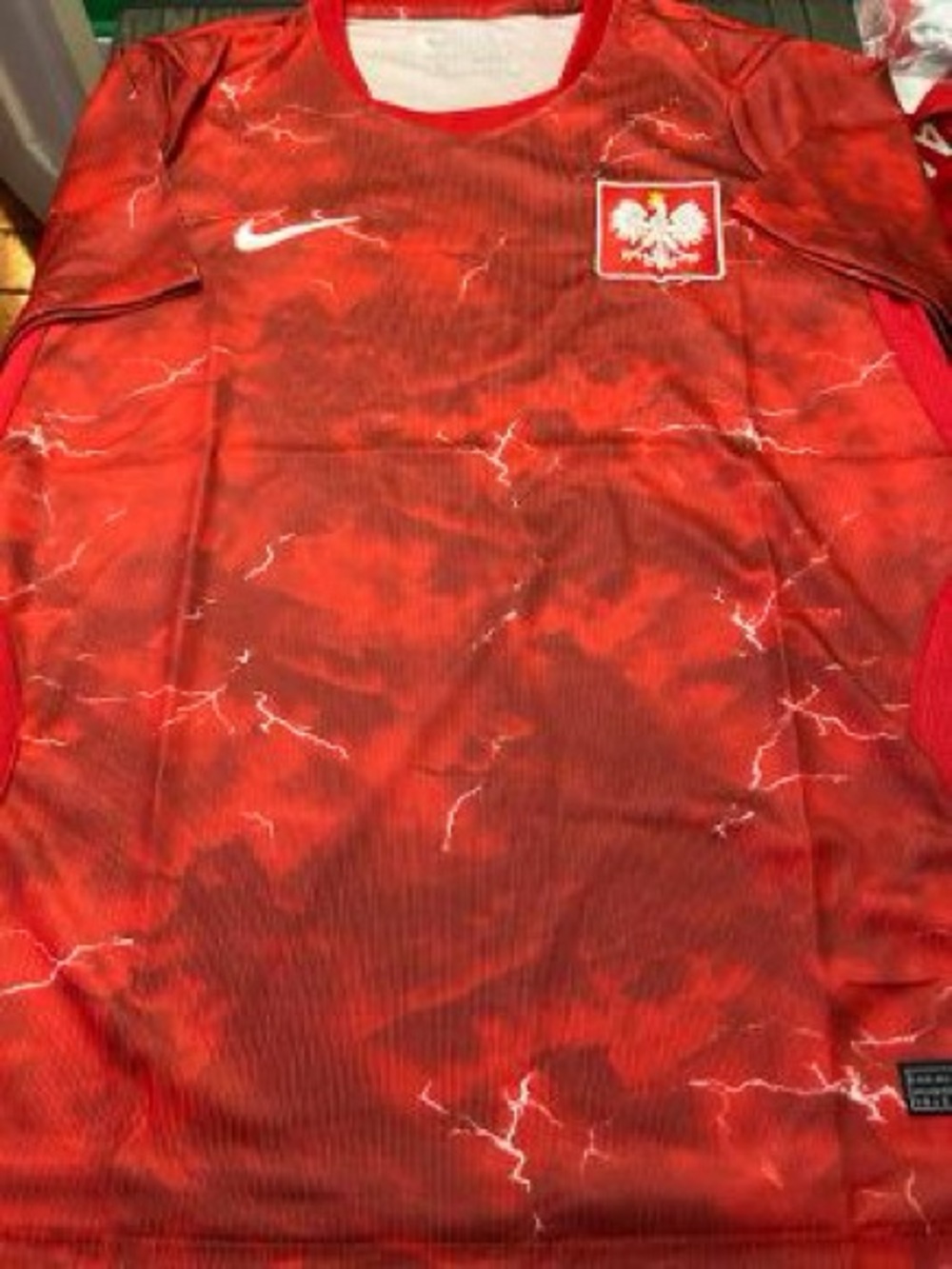 Nike POLAND National Team Men's SOCCER JERSEY Sz M,L,XL,2XL New w tags - Picture 5 of 6